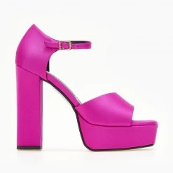 Πέδιλα Platform με μπαρέτα TFP - Magenta -Γόβες Εκπτώσεις pedila platform me mpareta tfp 107802 6nwc