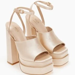 The Fashion Project Πέδιλα Platform σατέν με φαρδιά φάσα - Μπεζ 11 The Fashion Project Πέδιλα Platform σατέν με φαρδιά φάσα - Μπεζ -Γόβες Εκπτώσεις pedila platform saten me fardia fasa 103892 b053 1