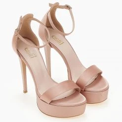 Estil Πέδιλα σατέν TFP με κλειστή φτέρνα - Nude 11 Estil Πέδιλα σατέν TFP με κλειστή φτέρνα - Nude -Γόβες Εκπτώσεις pedila saten tfp me kleisti fterna 104193 kc28
