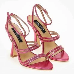 The Fashion Project Πέδιλα σε μεταλλικά χρώματα - Φούξια -Γόβες Εκπτώσεις pedila se metallika xrwmata 104662 5uye 1