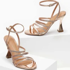 Πέδιλα σε μεταλλικά χρώματα με μπαρέτα VIZZANO 6462.202 - Χαλκός -Γόβες Εκπτώσεις pedila se metallika xrwmata me mpareta vizzano 646 103108 kjuf