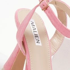 The Fashion Project Πέδιλα Suede με ιδιαίτερη φιάπα - Ροζ -Γόβες Εκπτώσεις pedila suede me idiaiteri fiapa 105226 afmm