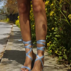 The Fashion Project Πέδιλα Suede με κορδόνια - Ραφ -Γόβες Εκπτώσεις pedila suede me kordonia 100354 u84k