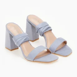 The Fashion Project Πέδιλα Suede με κορδόνια - Ραφ -Γόβες Εκπτώσεις pedila suede me kordonia 100354 wr3h