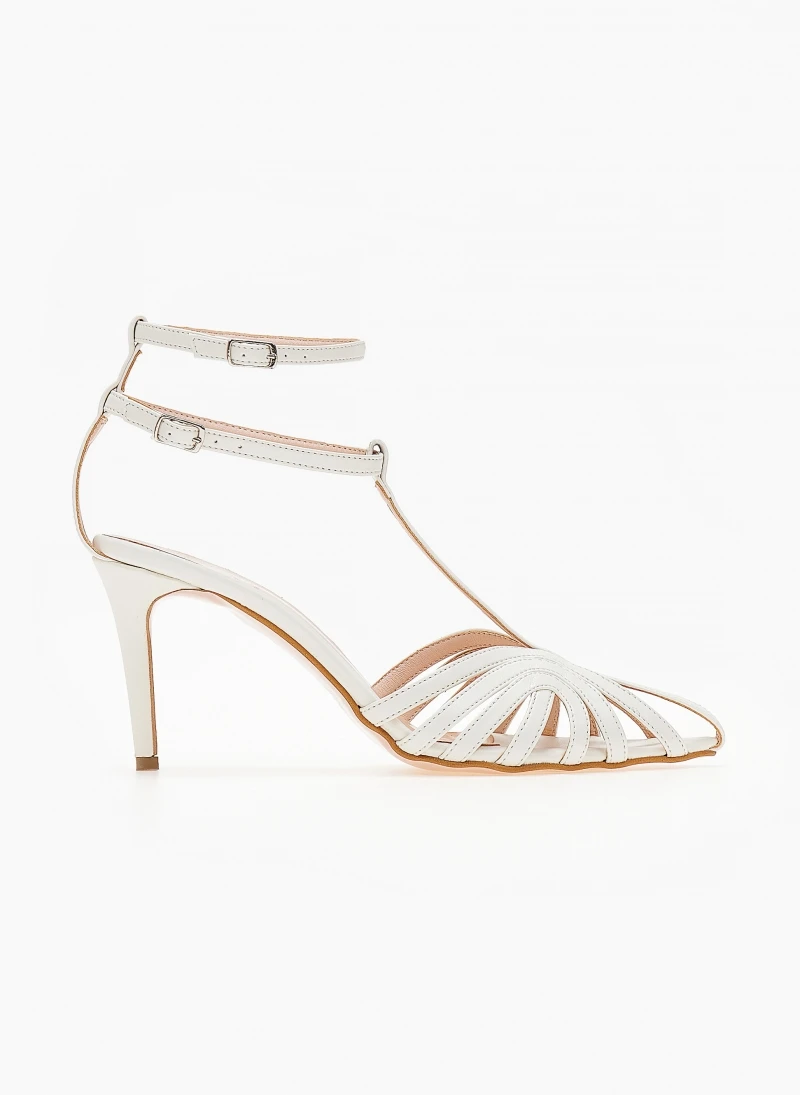 Πέδιλα TFP Retro με διπλή μπαρέτα - Λευκό 2 Πέδιλα TFP Retro με διπλή μπαρέτα - Λευκό - Image 2