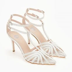 Πέδιλα TFP Retro με διπλή μπαρέτα - Λευκό 13 Πέδιλα TFP Retro με διπλή μπαρέτα - Λευκό -Γόβες Εκπτώσεις pedila tfp me dipli mpareta 103571 ykf4