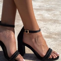 Πέδιλα TFP με διπλή σειρά Strass - Μαύρο 9 Πέδιλα TFP με διπλή σειρά Strass - Μαύρο -Γόβες Εκπτώσεις pedila tfp me dipli seira strass 104300 5c62