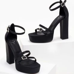 Πέδιλα TFP με διπλό λουράκι - Μαύρο 11 Πέδιλα TFP με διπλό λουράκι - Μαύρο -Γόβες Εκπτώσεις pedila tfp me diplo louraki 104914 4m2e