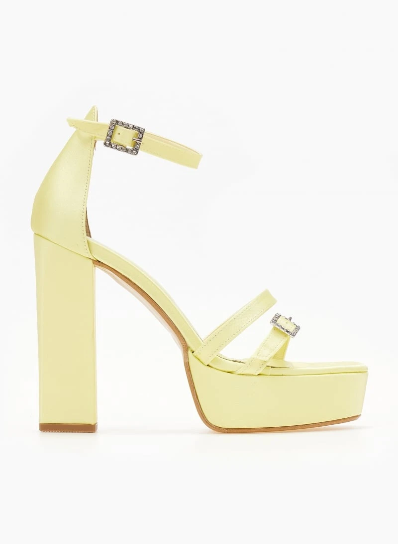 Πέδιλα TFP με διπλό λουράκι - Λεμονί 2 Πέδιλα TFP με διπλό λουράκι - Λεμονί - Image 2