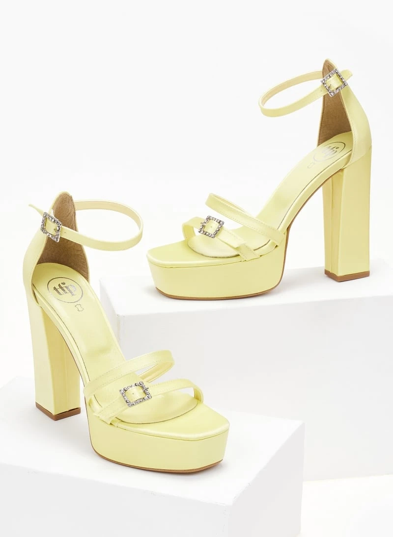 Πέδιλα TFP με διπλό λουράκι - Λεμονί 5 Πέδιλα TFP με διπλό λουράκι - Λεμονί - Image 5