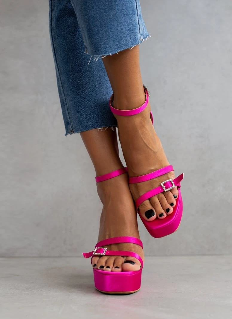 Πέδιλα TFP με διπλό λουράκι - Φούξια 1 Πέδιλα TFP με διπλό λουράκι - Φούξια