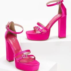 Πέδιλα TFP με διπλό λουράκι - Φούξια 12 Πέδιλα TFP με διπλό λουράκι - Φούξια -Γόβες Εκπτώσεις pedila tfp me diplo louraki 104973 lanw