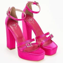Πέδιλα TFP με διπλό λουράκι - Φούξια 9 Πέδιλα TFP με διπλό λουράκι - Φούξια -Γόβες Εκπτώσεις pedila tfp me diplo louraki 104973 nkfx