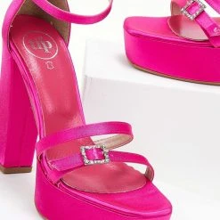 Πέδιλα TFP με διπλό λουράκι - Φούξια 11 Πέδιλα TFP με διπλό λουράκι - Φούξια -Γόβες Εκπτώσεις pedila tfp me diplo louraki 104973 p9ii