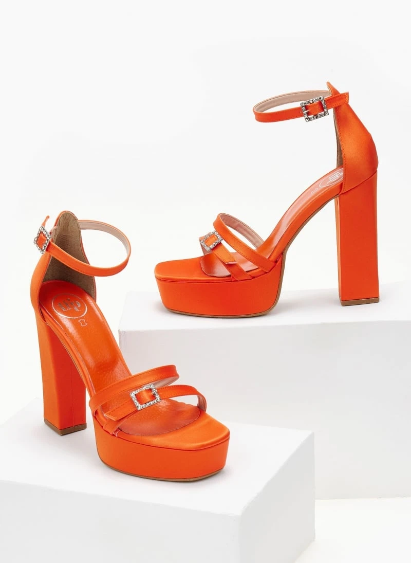 Πέδιλα TFP με διπλό λουράκι - Πορτοκαλί 4 Πέδιλα TFP με διπλό λουράκι - Πορτοκαλί - Image 4