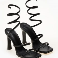 Πέδιλα TFP με έλασμα και κρύσταλλα - Μαύρο -Γόβες Εκπτώσεις pedila tfp me elasma kai krustalla 104690 y5ch 1