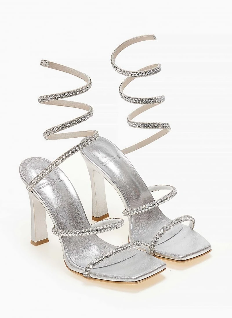 Πέδιλα TFP με έλασμα και κρύσταλλα - Ασημί 6 Πέδιλα TFP με έλασμα και κρύσταλλα - Ασημί - Image 6