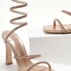 Πέδιλα TFP με έλασμα και κρύσταλλα - Χαλκός -Γόβες Εκπτώσεις pedila tfp me elasma kai krustalla 104692 n9to