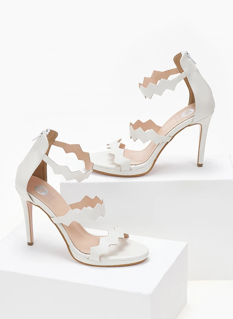 Πέδιλα TFP με φερμουάρ στο πίσω μέρος - Λευκό 5 Πέδιλα TFP με φερμουάρ στο πίσω μέρος - Λευκό - Image 5