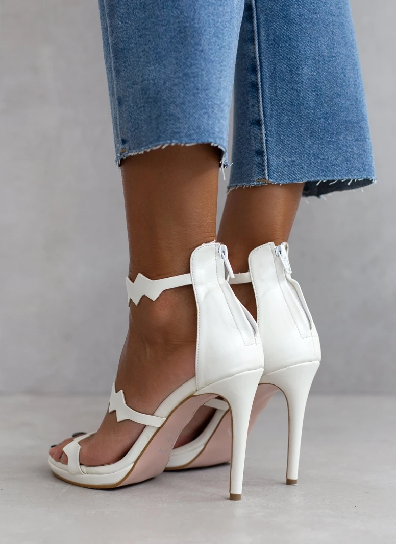 Πέδιλα TFP με φερμουάρ στο πίσω μέρος - Λευκό 7 Πέδιλα TFP με φερμουάρ στο πίσω μέρος - Λευκό - Image 7