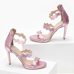 Πέδιλα TFP με φερμουάρ στο πίσω μέρος - Ροζ -Γόβες Εκπτώσεις pedila tfp me fermouar sto pisw meros 104271 w3ly