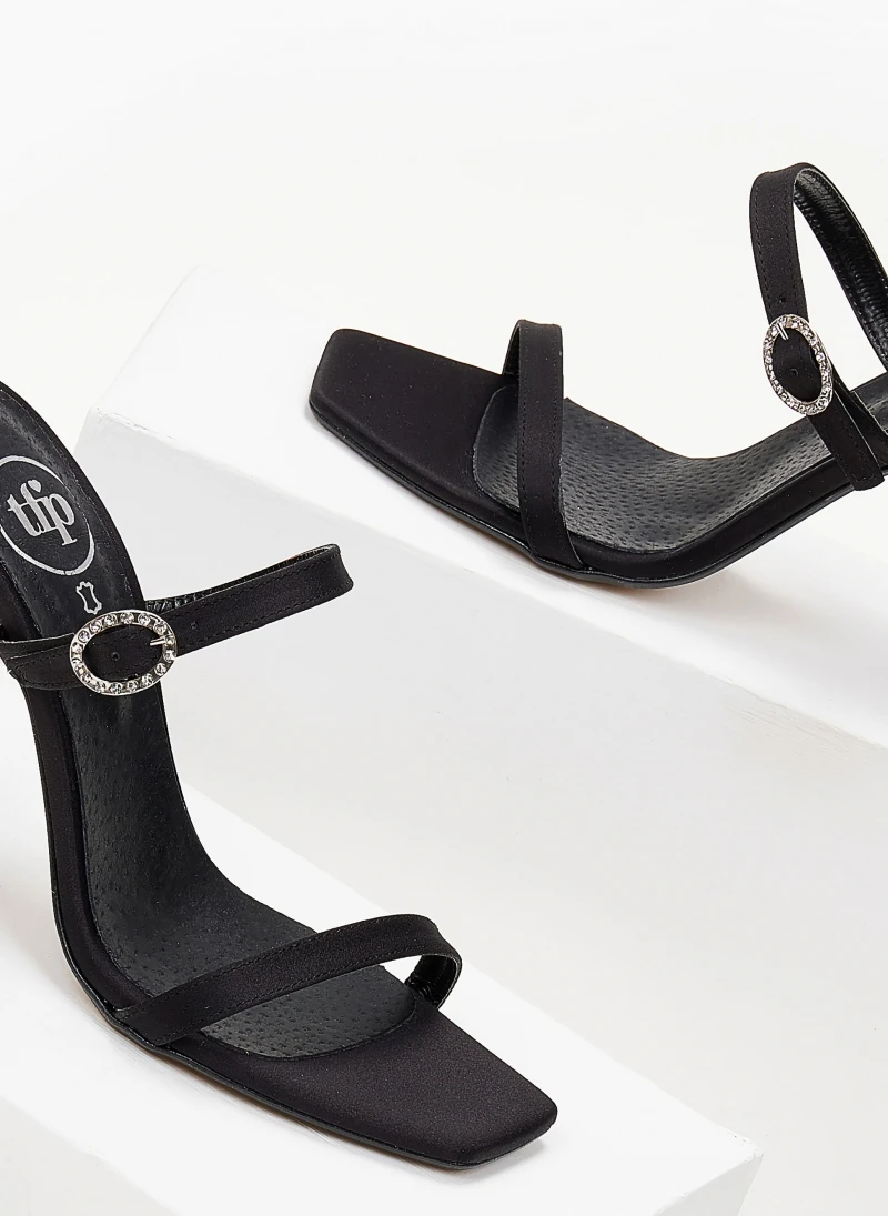 Πέδιλα TFP με λεπτά λουράκια - Μαύρο 7 Πέδιλα TFP με λεπτά λουράκια - Μαύρο - Image 7