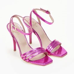 Πέδιλα TFP με Patten φίδι - Φούξια 12 Πέδιλα TFP με Patten φίδι - Φούξια -Γόβες Εκπτώσεις pedila tfp me patten fidi 105172 av5b 1