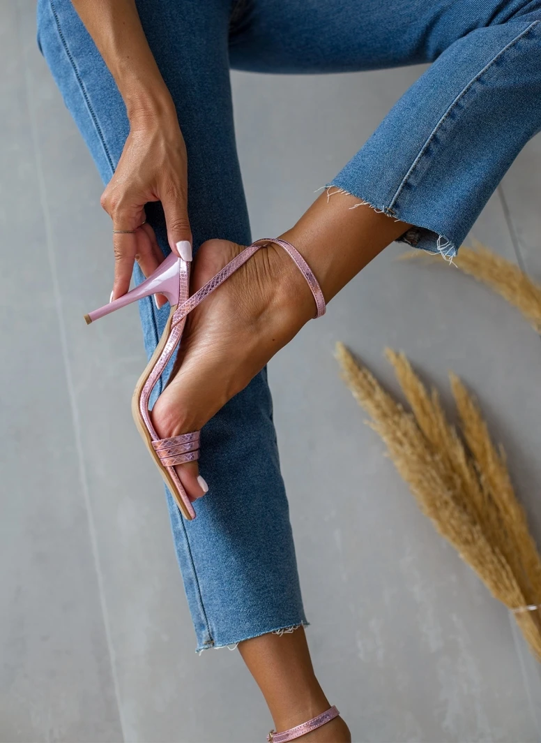 Πέδιλα TFP με Patten φίδι - Ροζ 7 Πέδιλα TFP με Patten φίδι - Ροζ - Image 7