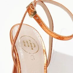 Πέδιλα TFP με Patten φίδι - Πορτοκαλί -Γόβες Εκπτώσεις pedila tfp me patten fidi 105253 jbtp