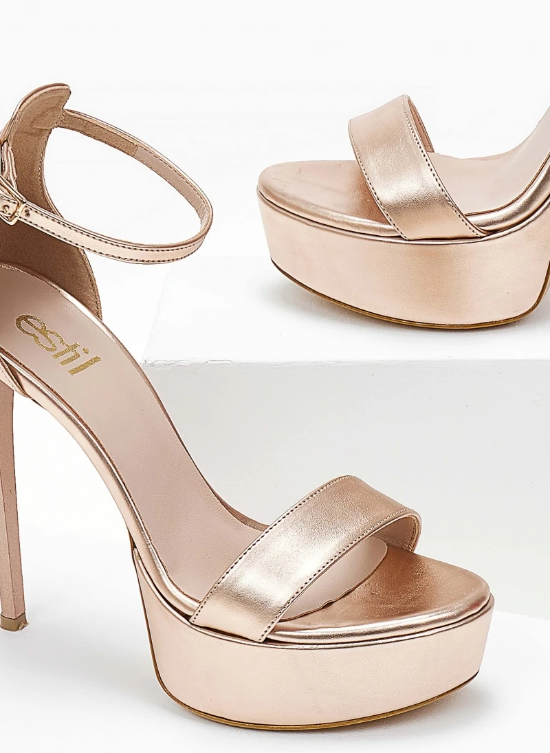Estil Πέδιλα TFP με ψηλό τακούνι - Χαλκός 5 Estil Πέδιλα TFP με ψηλό τακούνι - Χαλκός - Image 5