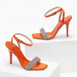 Πέδιλα TFP με Strass λουράκια - Πορτοκαλί 9 Πέδιλα TFP με Strass λουράκια - Πορτοκαλί -Γόβες Εκπτώσεις pedila tfp me strass lourakia 104267 wmxk