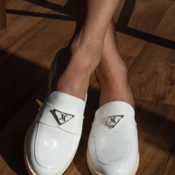 Σαμπό λουστρίνι με μαλακή σόλα Tfp - Λευκό -Γόβες Εκπτώσεις sampo loustrini tfp me malaki sola 101412 g2v6
