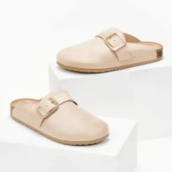 The Fashion Project Σαμπό Suede με μεταλλικό τοκά - Μπεζ 9 The Fashion Project Σαμπό Suede με μεταλλικό τοκά - Μπεζ -Γόβες Εκπτώσεις sampo suede me metalliko toka 102809 lila