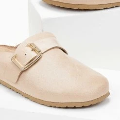 The Fashion Project Σαμπό Suede με μεταλλικό τοκά - Μπεζ 12 The Fashion Project Σαμπό Suede με μεταλλικό τοκά - Μπεζ -Γόβες Εκπτώσεις sampo suede me metalliko toka 102809 scu7