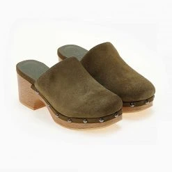 Σαμπό Suede με τρουκς CARMELA 68610 - Χακί -Γόβες Εκπτώσεις sampo suede me trouks carmela 68610 104702 4ao6