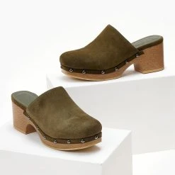 Σαμπό Suede με τρουκς CARMELA 68610 - Χακί -Γόβες Εκπτώσεις sampo suede me trouks carmela 68610 104702 sv2h