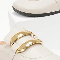 The Fashion Project Σαμπώ με μεγάλο διακοσμητικό - Μπεζ -Γόβες Εκπτώσεις sampw me megalo diakosmitiko 99972 pdu5