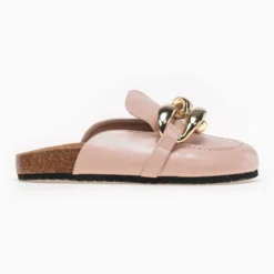 The Fashion Project Σαμπώ με Oversized μεταλλικούς κρίκους - Ροζ -Γόβες Εκπτώσεις sampw me oversized metallikous krikous 91910 8tne