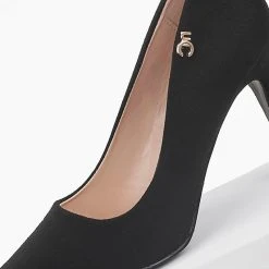 The Fashion Project Γόβες Suede μυτερές - Μαύρο -Γόβες Εκπτώσεις suede muteres goves 96168 j4vc 1