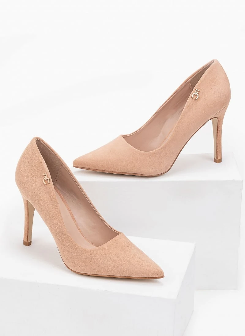 The Fashion Project Γόβες Suede μυτερές - Nude 3 The Fashion Project Γόβες Suede μυτερές - Nude - Image 3