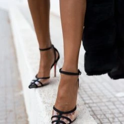 Estil Γόβες μυτερές με διαφάνεια Tfp - Μαύρο -Γόβες Εκπτώσεις tfp muteres goves me diafaneia 96965 ttcm 1