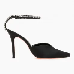 Γόβες σατεν με Strass Tfp - Μαύρο 5 Γόβες σατεν με Strass Tfp - Μαύρο -Γόβες Εκπτώσεις tfp saten goves me strass 97170 o6nk