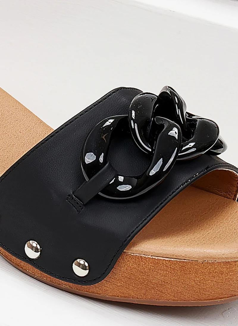 Xti Footwear Τσόκαρα με κοκάλινη αλυσίδα Xti 44486 - Μαύρο 3 Xti Footwear Τσόκαρα με κοκάλινη αλυσίδα Xti 44486 - Μαύρο - Image 3