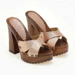 The Fashion Project Τσόκαρα σε μεταλλικά χρώματα - Χαλκός -Γόβες Εκπτώσεις tsokara se metallika xrwmata 106213 cucm