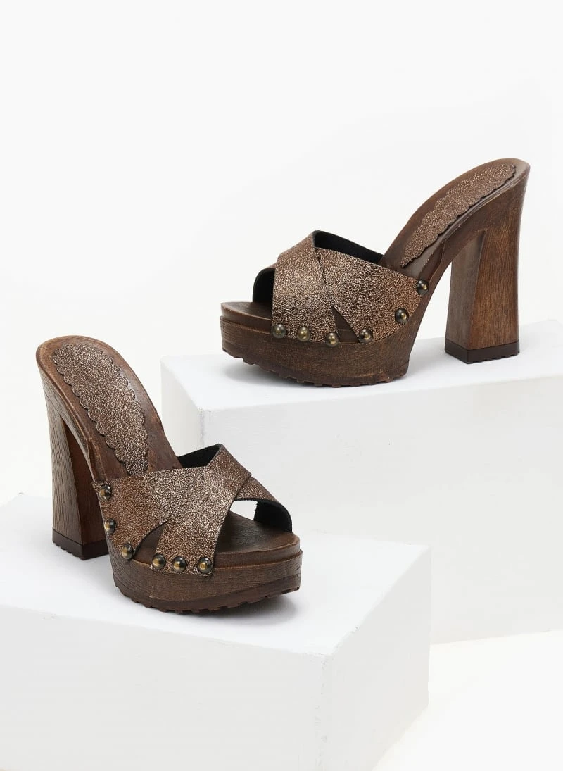 The Fashion Project Τσόκαρα σε μεταλλικά χρώματα - Mocha 3 The Fashion Project Τσόκαρα σε μεταλλικά χρώματα - Mocha - Image 3