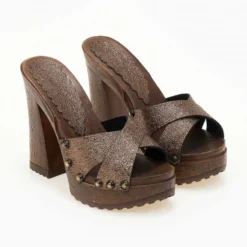 The Fashion Project Τσόκαρα σε μεταλλικά χρώματα - Mocha 7 The Fashion Project Τσόκαρα σε μεταλλικά χρώματα - Mocha -Γόβες Εκπτώσεις tsokara se metallika xrwmata 106214 kslk